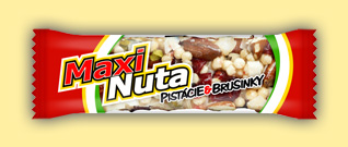 Maxi Nuta - pistacie s brusinkami